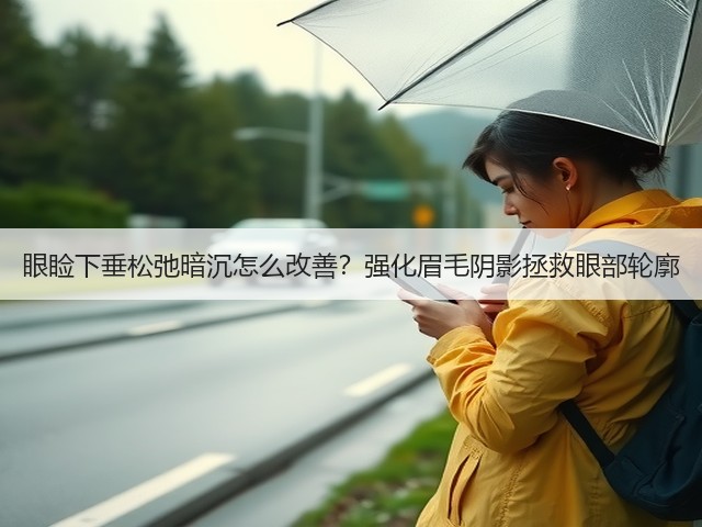 眼睑下垂松弛暗沉怎么改善?强化眉毛阴影拯救眼部轮廓(图3) 眼睑下垂松弛暗沉怎么改善?强化眉毛阴影拯救眼部轮廓(图3)