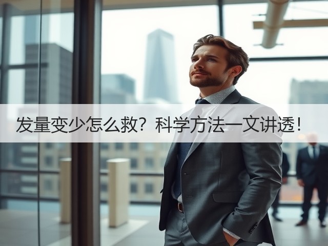 发量变少怎么救？科学方法一文讲透！(图2)