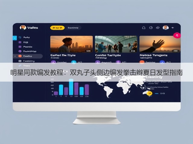 明星同款编发教程:双丸子头侧边编发拳击辫夏日发型指南(图2) 明星同款编发教程:双丸子头侧边编发拳击辫夏日发型指南(图2)