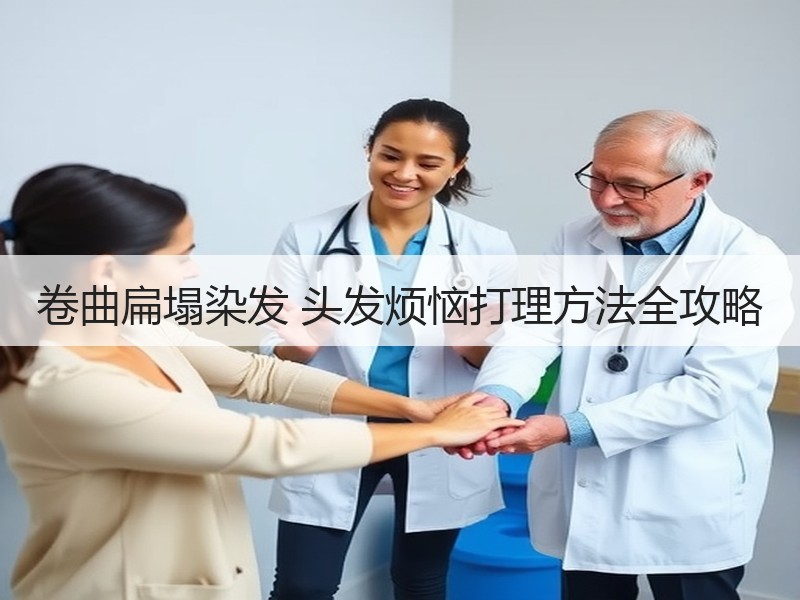 卷曲扁塌染发 头发烦恼打理方法全攻略