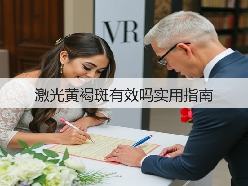 激光黄褐斑有效吗实用指南