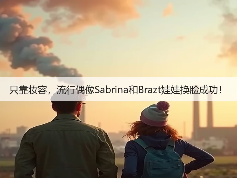 只靠妆容，流行偶像Sabrina和Brazt娃娃换脸成功！