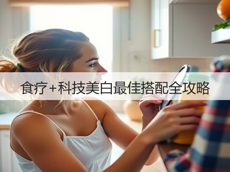食疗+科技美白最佳搭配全攻略