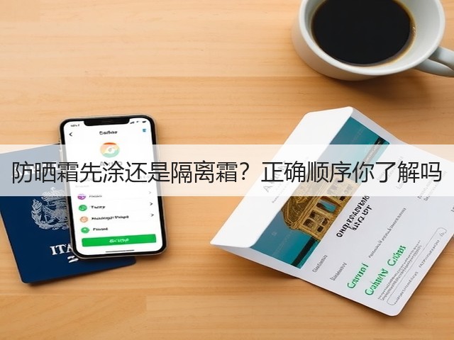 防晒霜先涂还是隔离霜?正确顺序你了解吗(图3) 防晒霜先涂还是隔离霜?正确顺序你了解吗(图3)