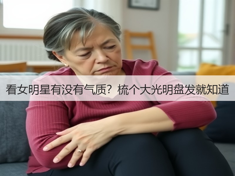 看女明星有没有气质？梳个大光明盘发就知道