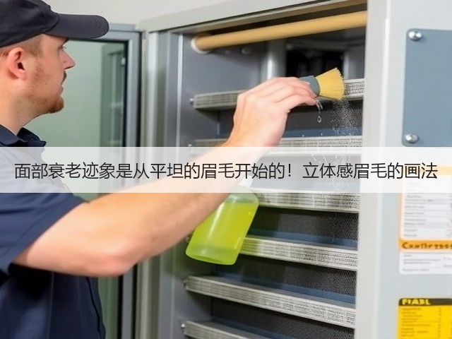 面部衰老迹象是从平坦的眉毛开始的！立体感眉毛的画法(图3)