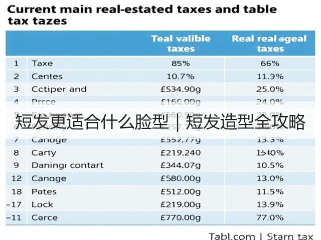 短发更适合什么脸型|短发造型全攻略(图2) 短发更适合什么脸型|短发造型全攻略(图2)