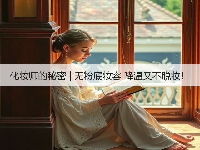 化妆师的秘密 | 无粉底妆容 降温又不脱妆!(图1) 化妆师的秘密 | 无粉底妆容 降温又不脱妆!(图1)