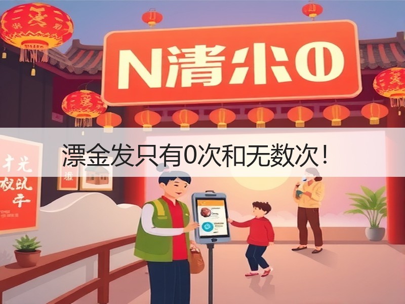 漂金发只有0次和无数次！