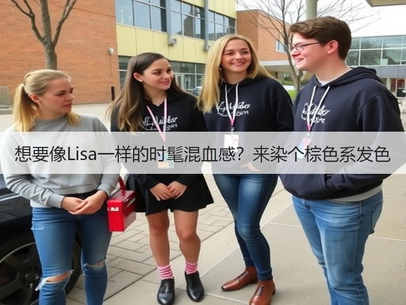 想要像Lisa一样的时髦混血感？来染个棕色系发色