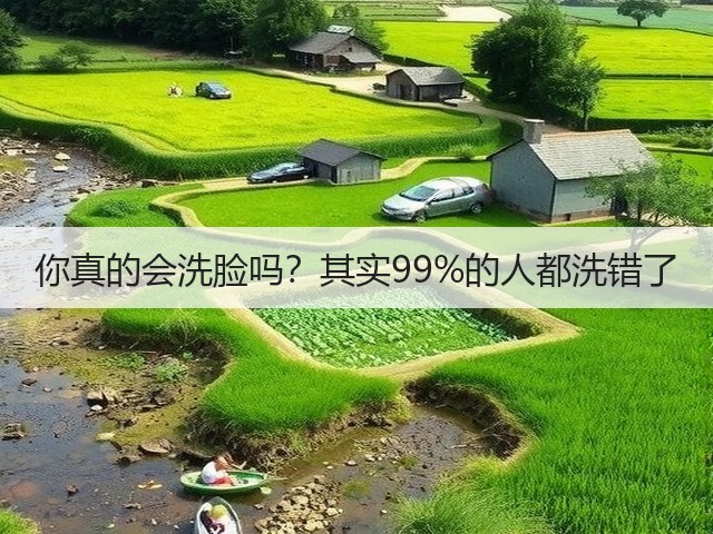 你真的会洗脸吗？其实99%的人都洗错了(图1)