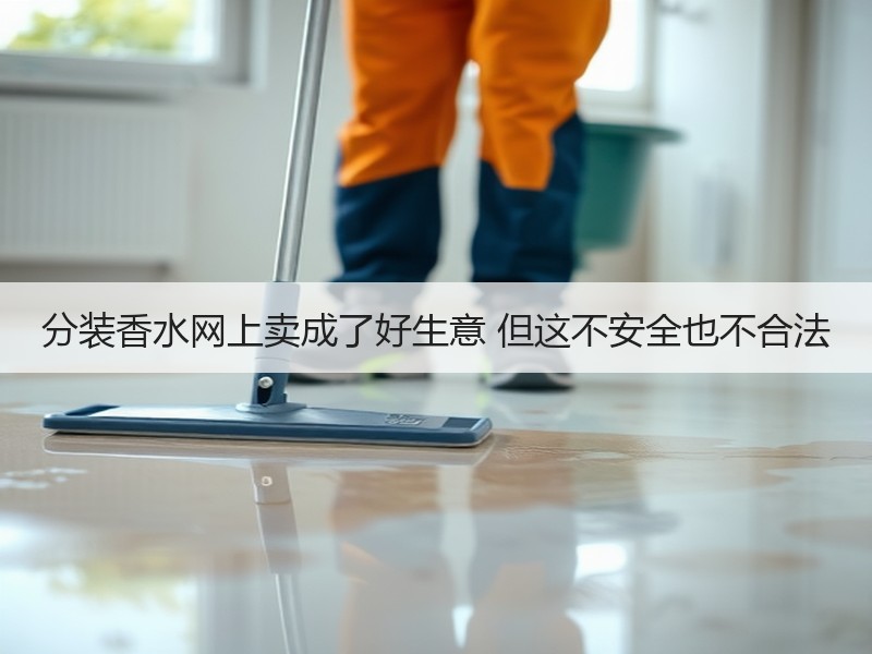 分装香水网上卖成了好生意 但这不安全也不合法