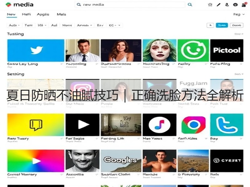 夏日防晒不油腻技巧｜正确洗脸方法全解析