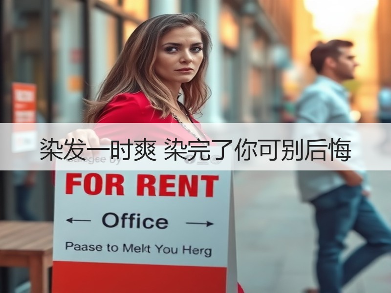染发一时爽 染完了你可别后悔