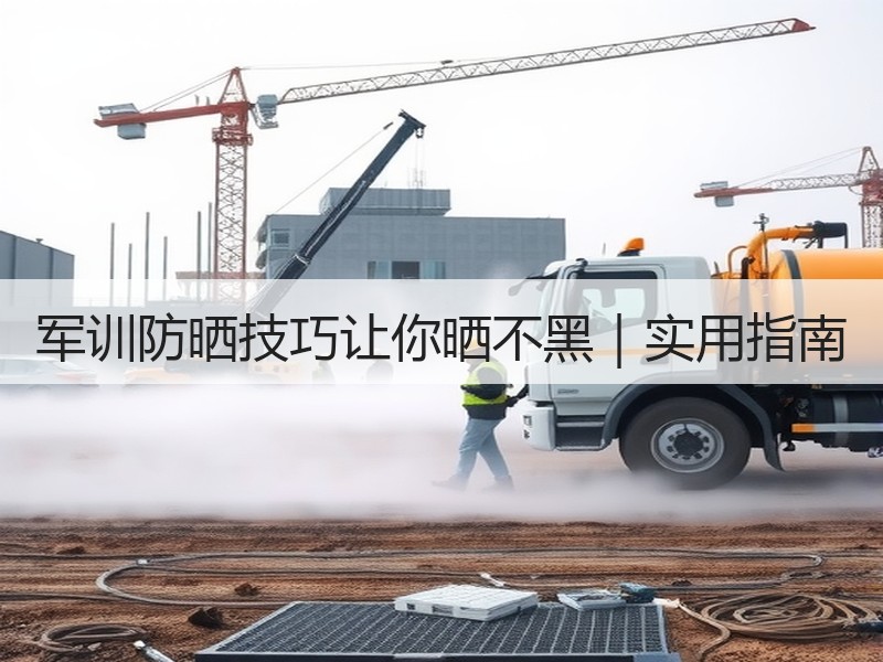 军训防晒技巧让你晒不黑｜实用指南