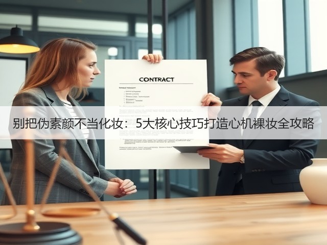 别把伪素颜不当化妆:5大核心技巧打造心机裸妆全攻略(图1) 别把伪素颜不当化妆:5大核心技巧打造心机裸妆全攻略(图1)
