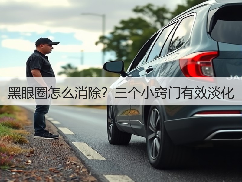 黑眼圈怎么消除？三个小窍门有效淡化