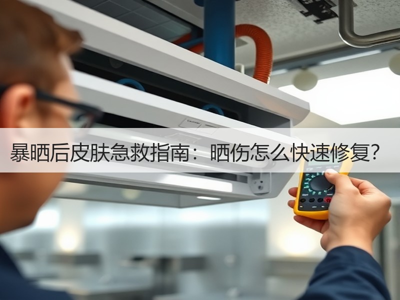 暴晒后皮肤急救指南：晒伤怎么快速修复？