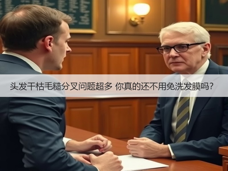 头发干枯毛糙分叉问题超多 你真的还不用免洗发膜吗？
