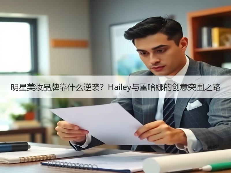明星美妆品牌靠什么逆袭？Hailey与蕾哈娜的创意突围之路