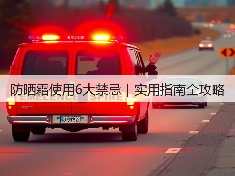 防晒霜使用6大禁忌｜实用指南全攻略