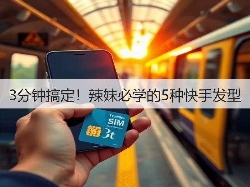 3分钟搞定！辣妹必学的5种快手发型