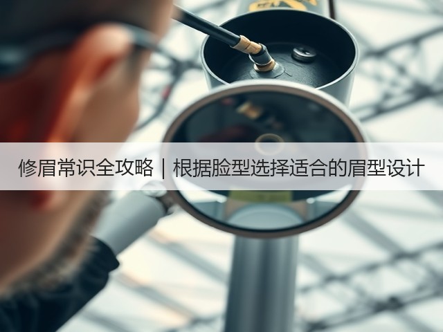 修眉常识全攻略|根据脸型选择适合的眉型设计(图2) 修眉常识全攻略|根据脸型选择适合的眉型设计(图2)