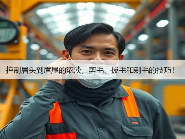 控制眉头到眉尾的浓淡，剪毛、拔毛和剃毛的技巧！(图3)
