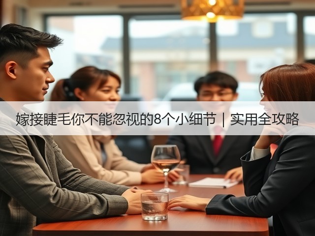 嫁接睫毛你不能忽视的8个小细节｜实用全攻略(图1)