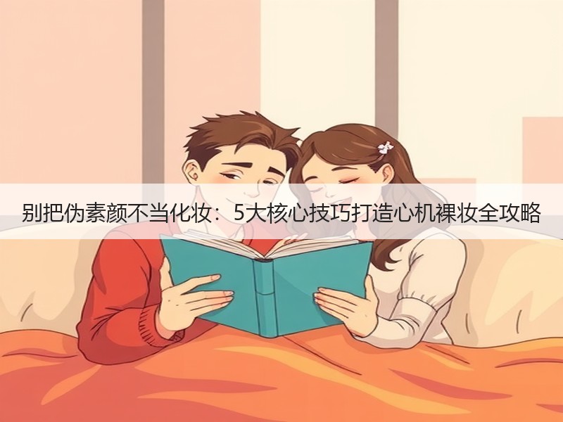 别把伪素颜不当化妆：5大核心技巧打造心机裸妆全攻略