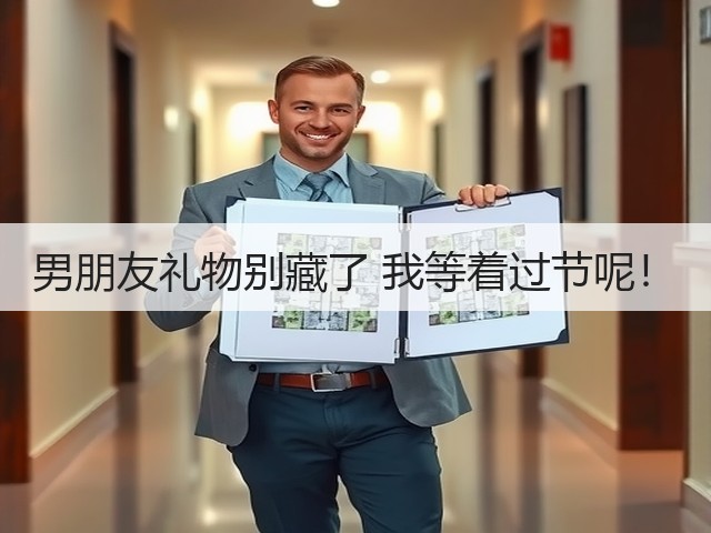 男朋友礼物别藏了 我等着过节呢！(图1)