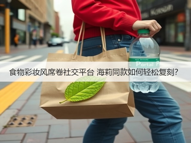 食物彩妆风席卷社交平台 海莉同款如何轻松复刻?(图2) 食物彩妆风席卷社交平台 海莉同款如何轻松复刻?(图2)