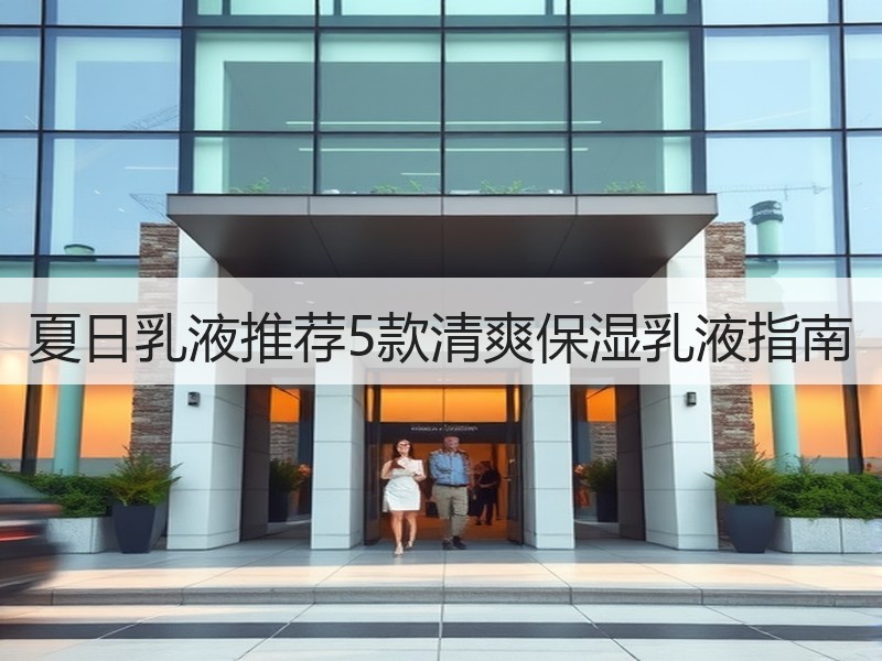 夏日乳液推荐5款清爽保湿乳液指南