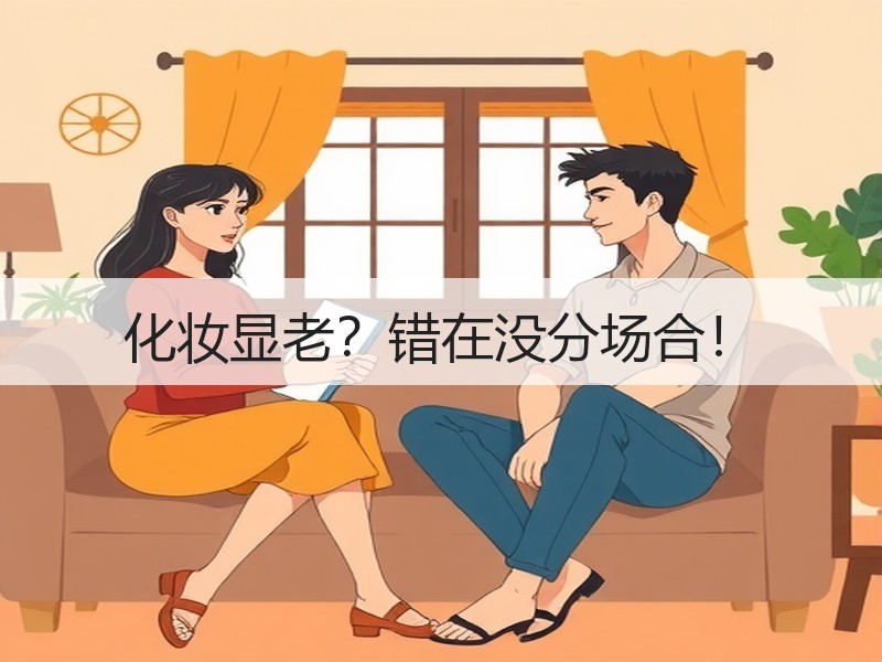化妆显老？错在没分场合！