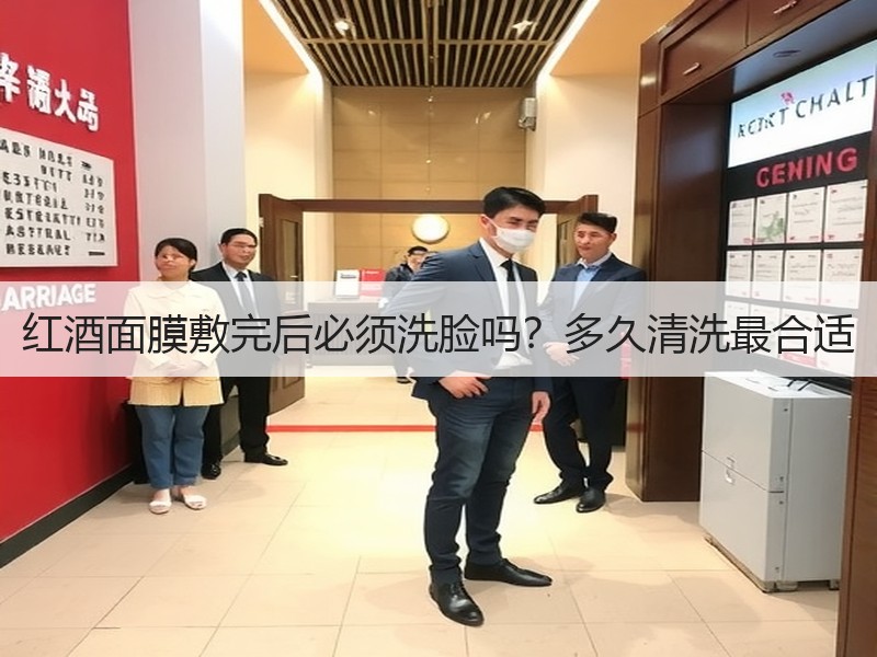 红酒面膜敷完后必须洗脸吗？多久清洗最合适