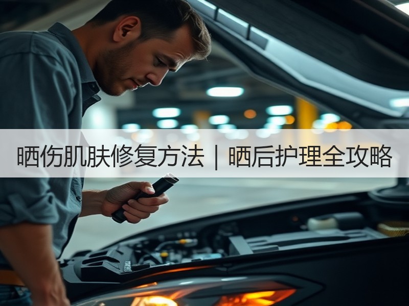 晒伤肌肤修复方法｜晒后护理全攻略