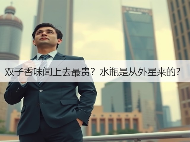 双子香味闻上去最贵？水瓶是从外星来的？(图3)
