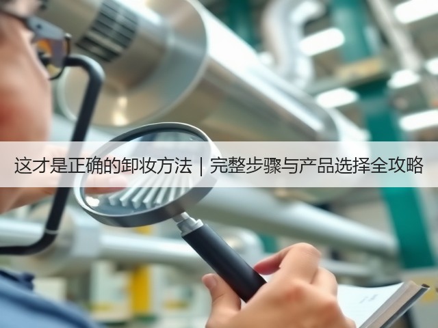 这才是正确的卸妆方法|完整步骤与产品选择全攻略(图1) 这才是正确的卸妆方法|完整步骤与产品选择全攻略(图1)