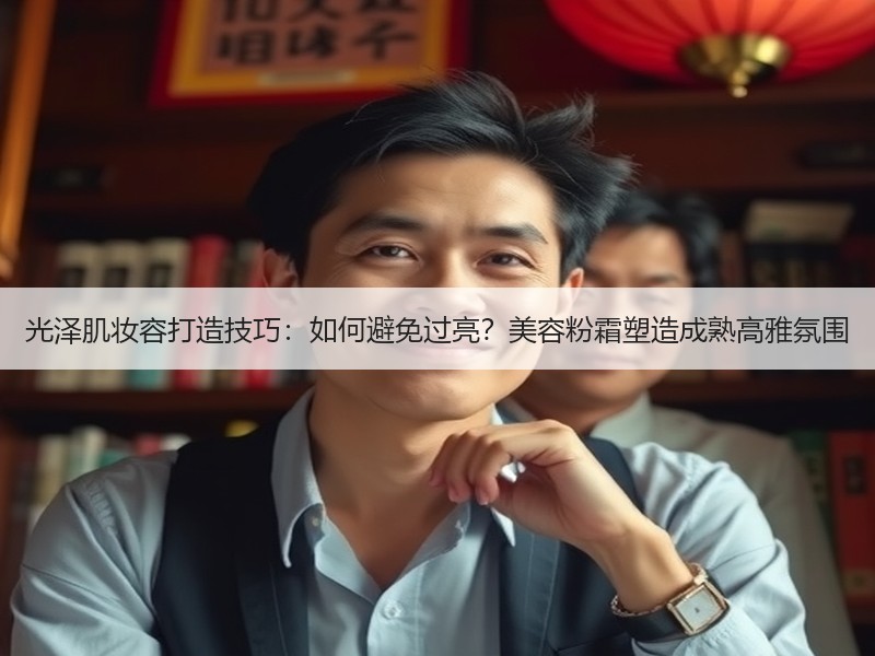 光泽肌妆容打造技巧：如何避免过亮？美容粉霜塑造成熟高雅氛围