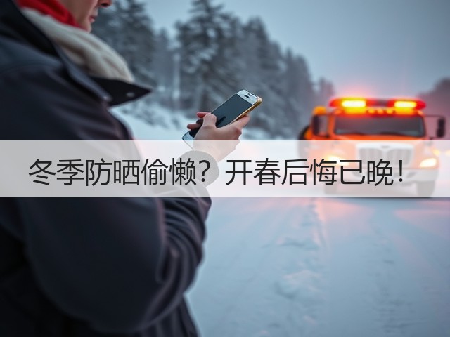 冬季防晒偷懒？开春后悔已晚！(图3)