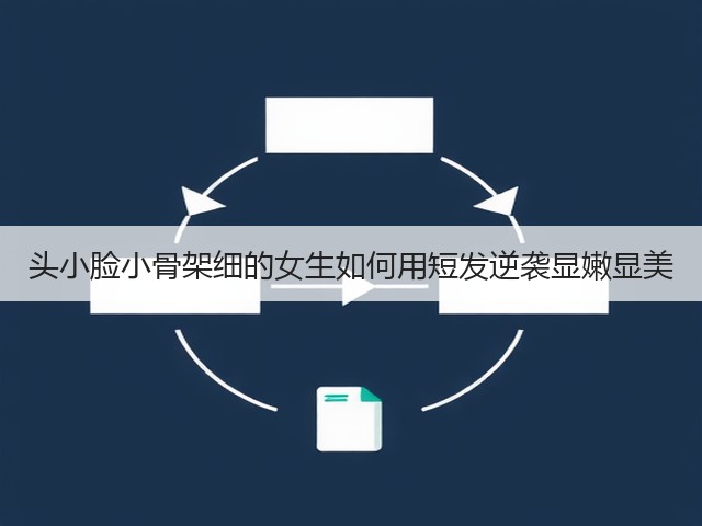 头小脸小骨架细的女生如何用短发逆袭显嫩显美(图3) 头小脸小骨架细的女生如何用短发逆袭显嫩显美(图3)