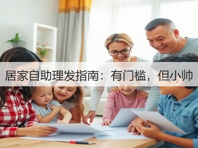 居家自助理发指南:有门槛,但小帅(图1) 居家自助理发指南:有门槛,但小帅(图1)
