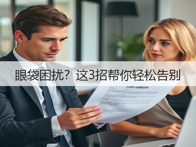 眼袋困扰？这3招帮你轻松告别(图1)