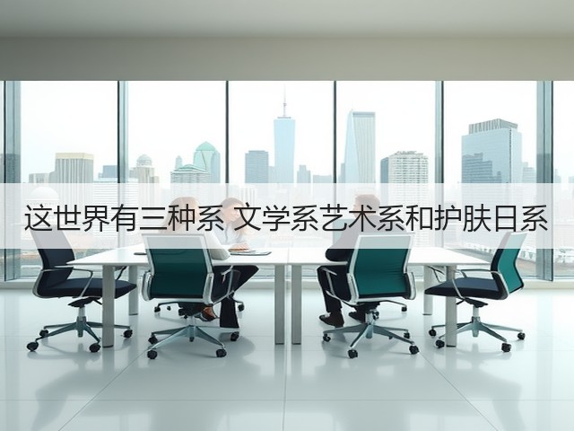 这世界有三种系 文学系艺术系和护肤日系(图3)