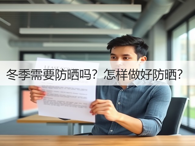 冬季需要防晒吗？怎样做好防晒？(图2)
