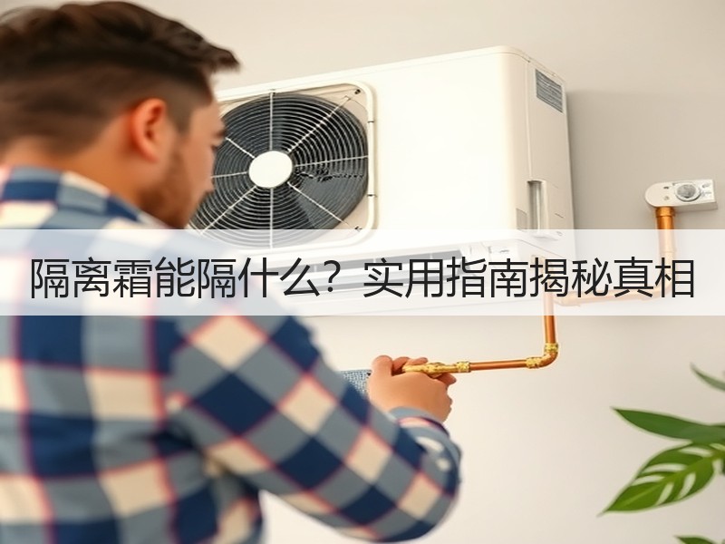 隔离霜能隔什么？实用指南揭秘真相