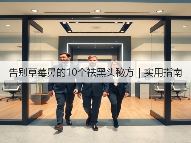 告别草莓鼻的10个祛黑头秘方｜实用指南(图1)