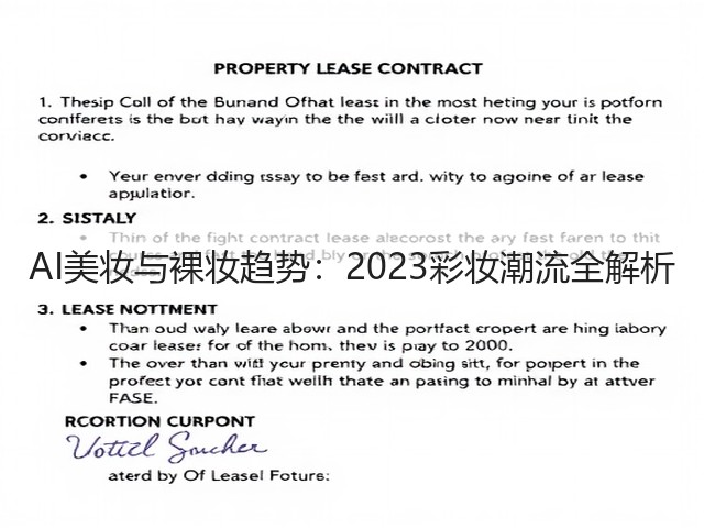 AI美妆与裸妆趋势：2023彩妆潮流全解析(图1)