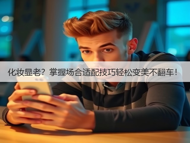 化妆显老？掌握场合适配技巧轻松变美不翻车！(图1)