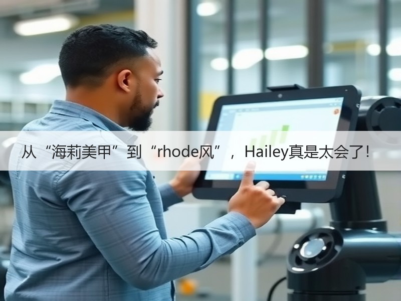 从“海莉美甲”到“rhode风”，Hailey真是太会了！